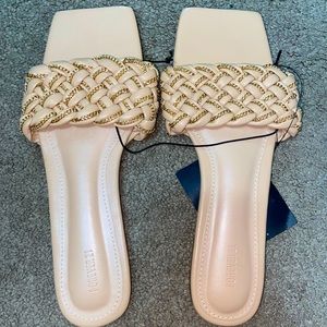 Beige sandals